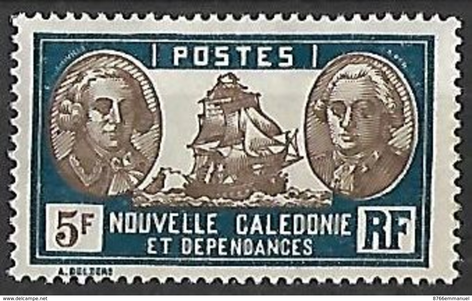 NOUVELLE-CALEDONIE N°159 N* - Ungebraucht