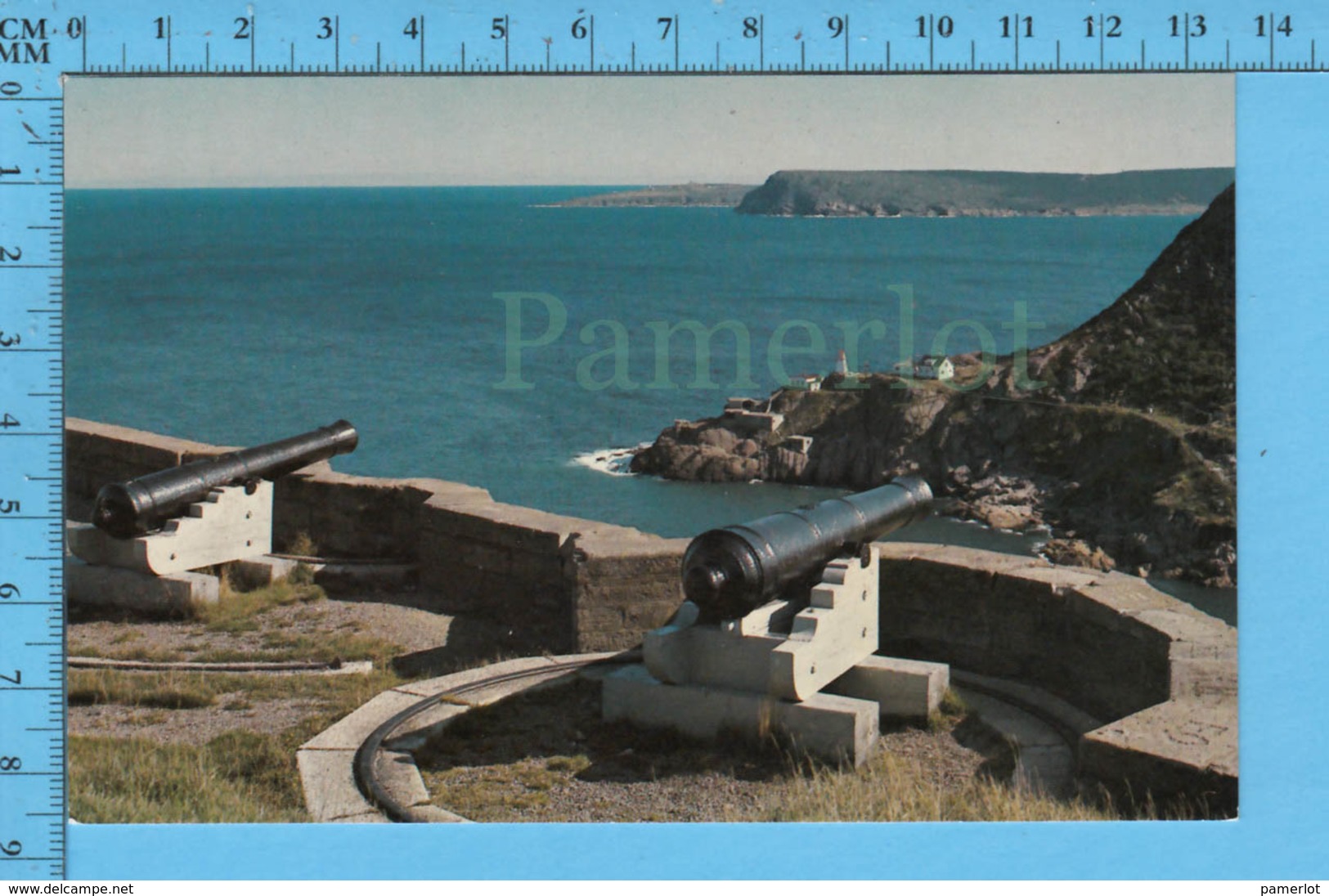 Postcard - Newfoundland - St-John's Signal Hill, National Historic Park, Queen's Battery, Harbour - Canada - St. John's