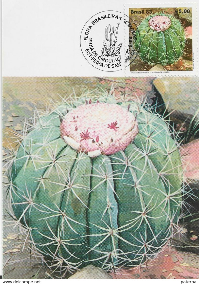 3538   Máxima Flora Brasileira , Cactus, 1983,cactáceas,Brasil - Sukkulenten