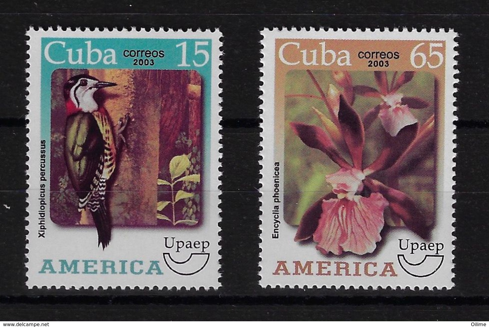 CUBA 2003. UPAEP. AMÉRICA. FLORA Y FAUNA. MNH. EDIFIL 4699/00 - Nuevos