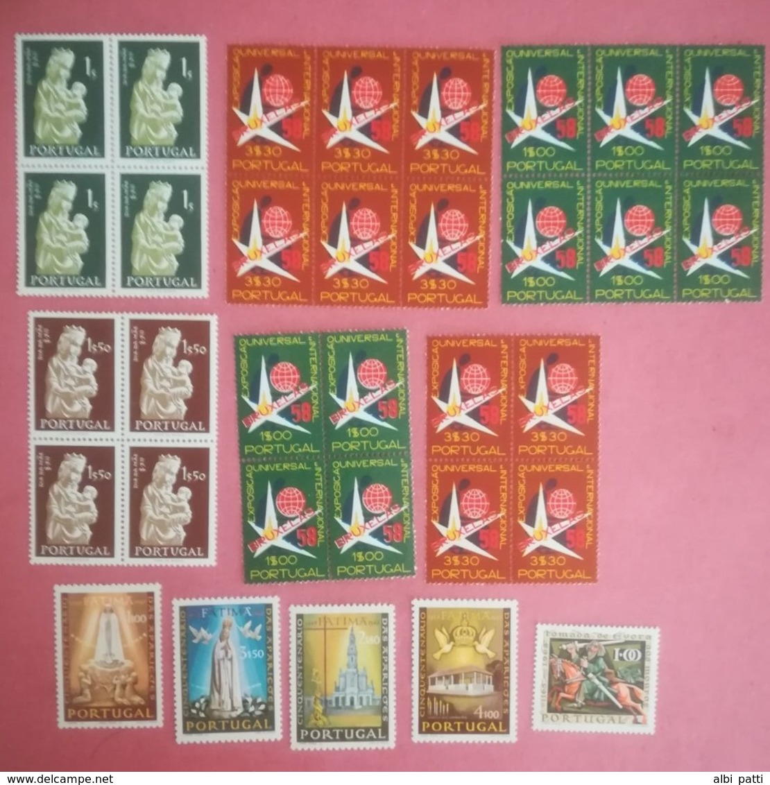 PORTUGAL LOT OF NEWS MNH** AND USED STAMPS