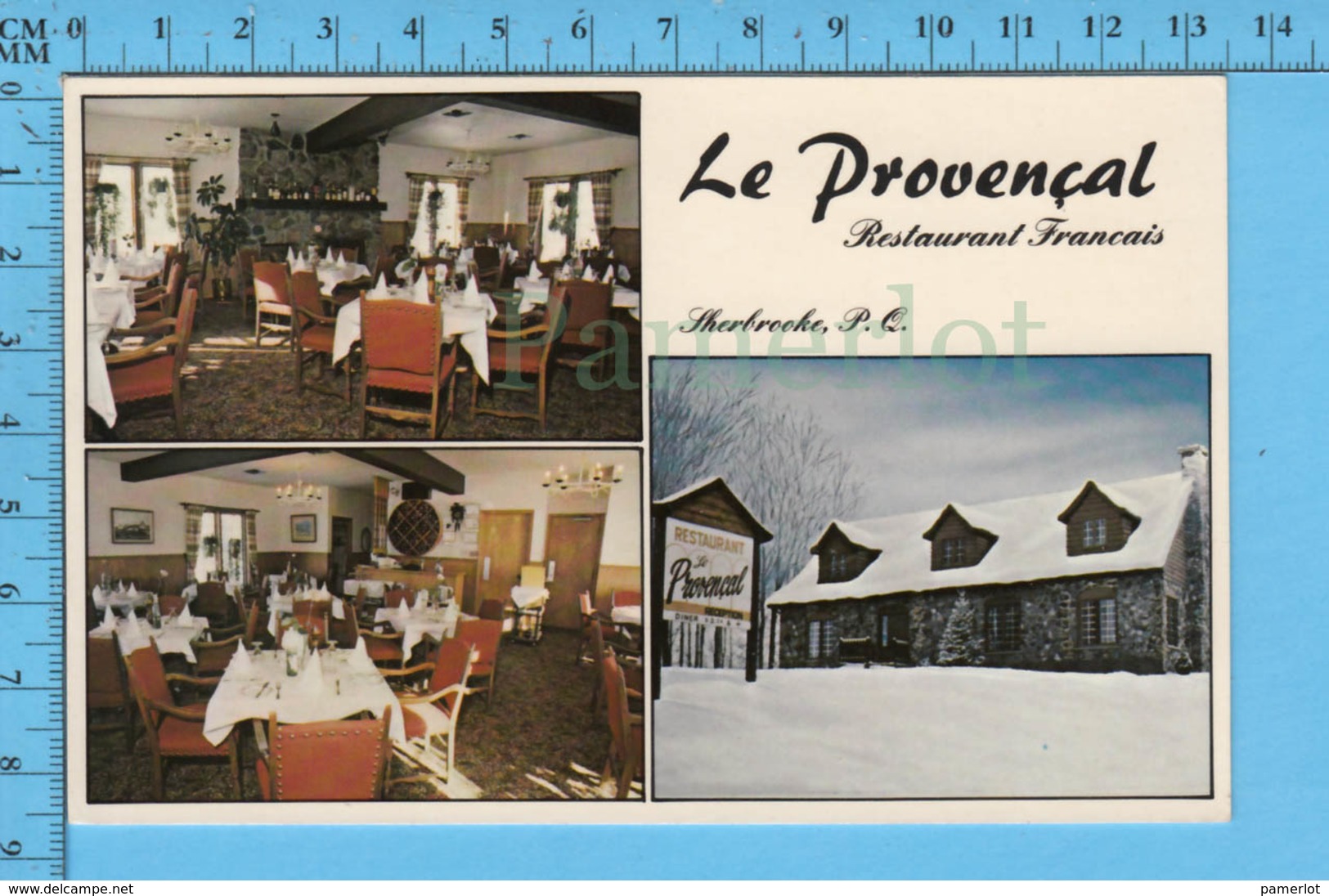 Postcard - Quebec - Sherbrooke Restaurant Le Provensal , Multi-vues- Canada - Sherbrooke