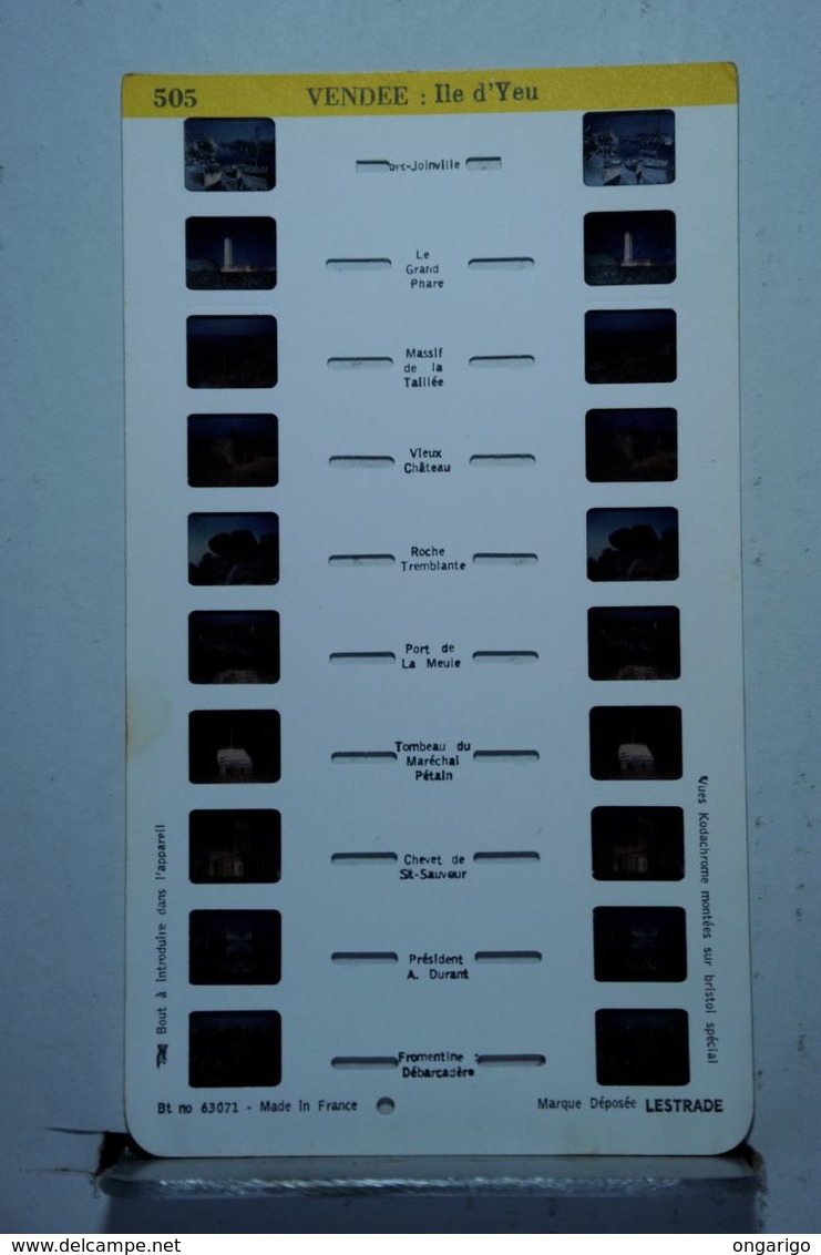LESTRADE  :   505   VENDÉE  :  ILE D'YEU - Stereoscopes - Side-by-side Viewers