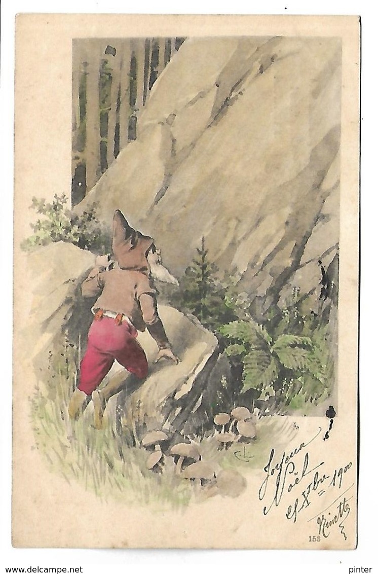 NAIN - Illustration - Carte Voyagée En 1900 - Autres & Non Classés
