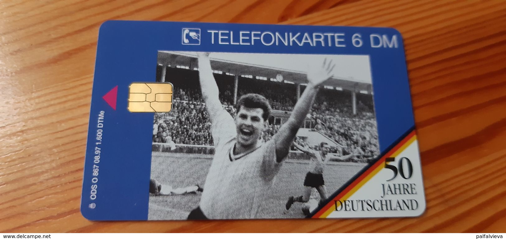 Phonecard Germany O 867 08.97. 50 Jahre Deutschland, Football, 1.600 Ex.MINT! - O-Series: Kundenserie Vom Sammlerservice Ausgeschlossen