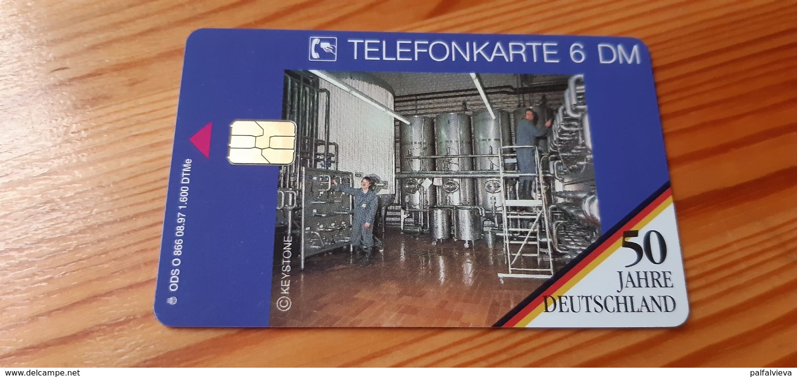 Phonecard Germany O 866 08.97. 50 Jahre Deutschland, 1.600 Ex.MINT! - O-Series: Kundenserie Vom Sammlerservice Ausgeschlossen