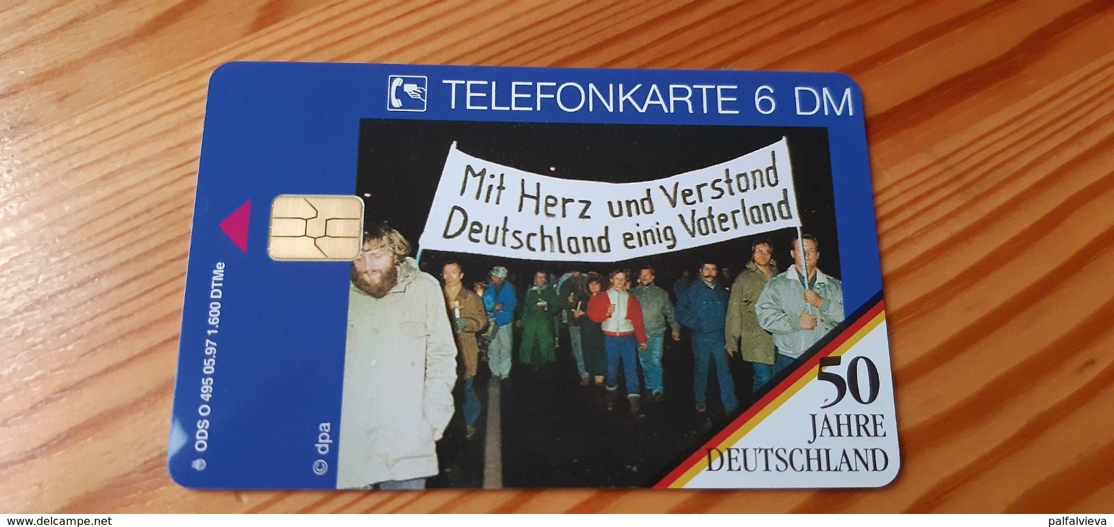 Phonecard Germany O 495 05.97. 50 Jahre Deutschland, 1.600 Ex.MINT! - O-Series: Kundenserie Vom Sammlerservice Ausgeschlossen