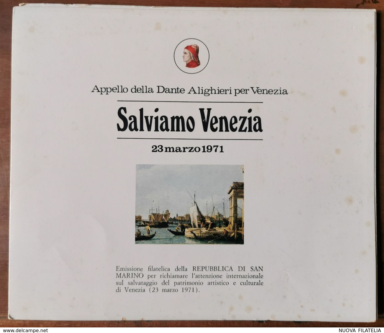 SAN MARINO SALVIAMO VENEZIA 1971 - Varietà & Curiosità