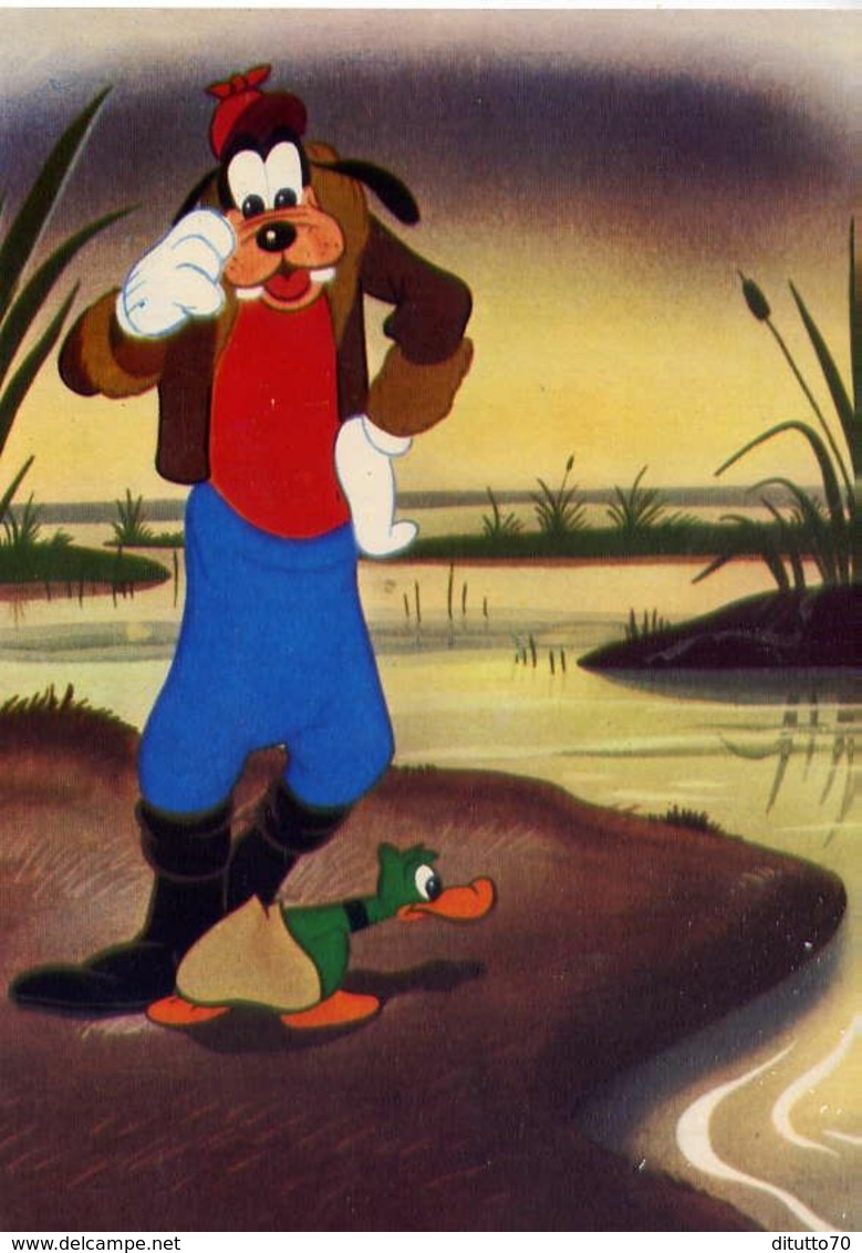Walt Disney - Pippo - Con Oca - Formato Grande Non Viaggiata – E 16 - Autres & Non Classés