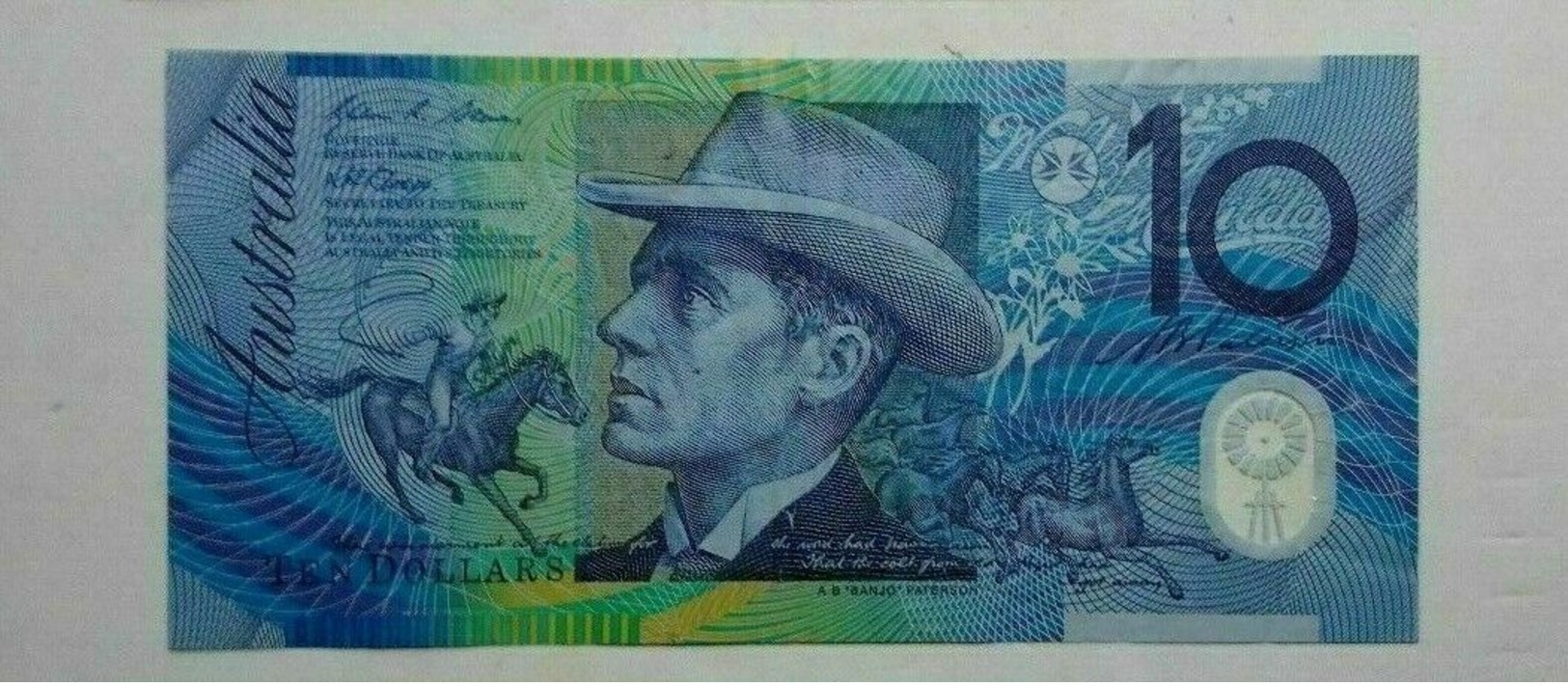 10 Dólares XF/VF + + $10 Billete De Australia (N. D) Condición Circulado - 1974-94 Australia Reserve Bank (paper Notes)