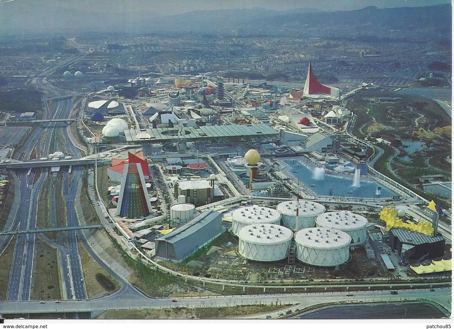 CPM    Japon   An Aerial View Of Expo 70 - Osaka