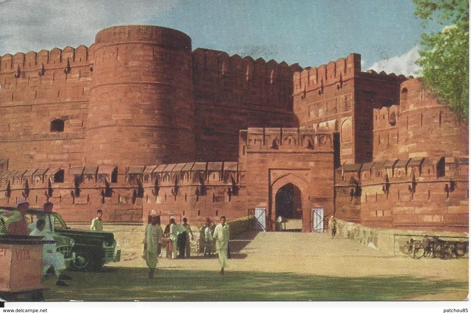 CPSM   Asie  Inde  Uttar Pradesh  Agra  Amar Singh Gate - India