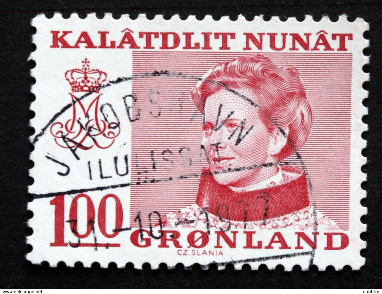 Greenland 1977 Cz.Slania.  Queen Margarethe II.MiNr.101x ( Lot D 2831  ) - Used Stamps