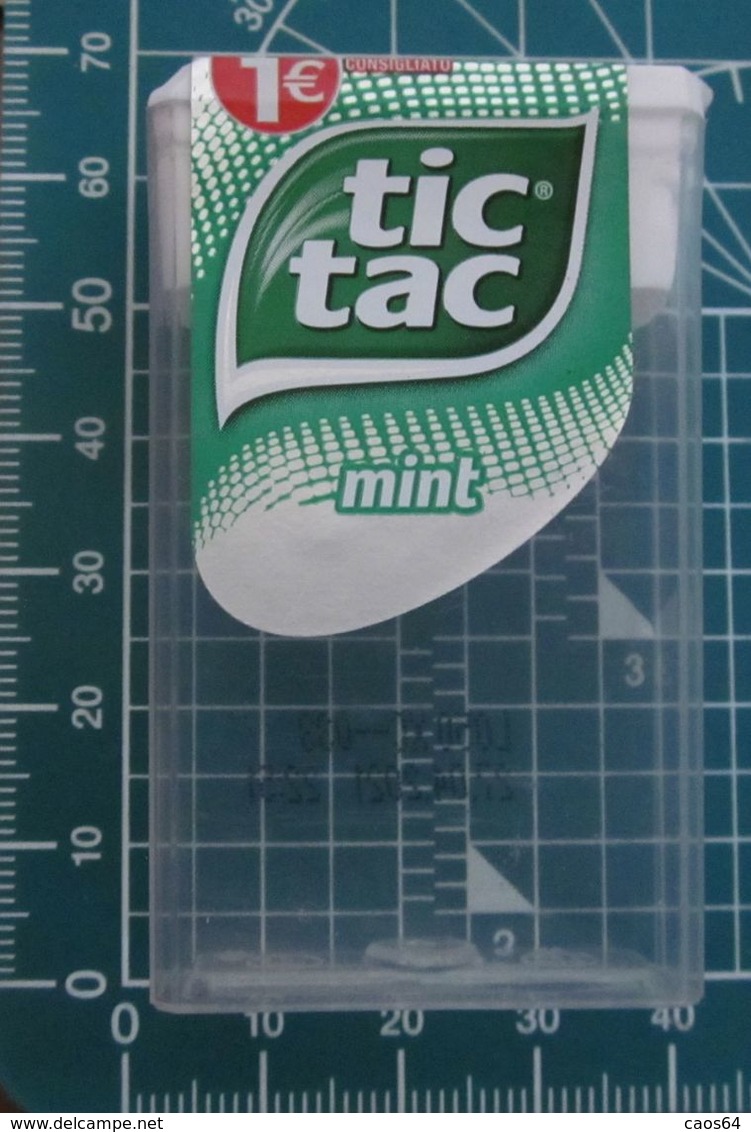 TIC TAC FERRERO MINT ITALY PLASTICA SCATOLA EMPTY VUOTA - Dozen