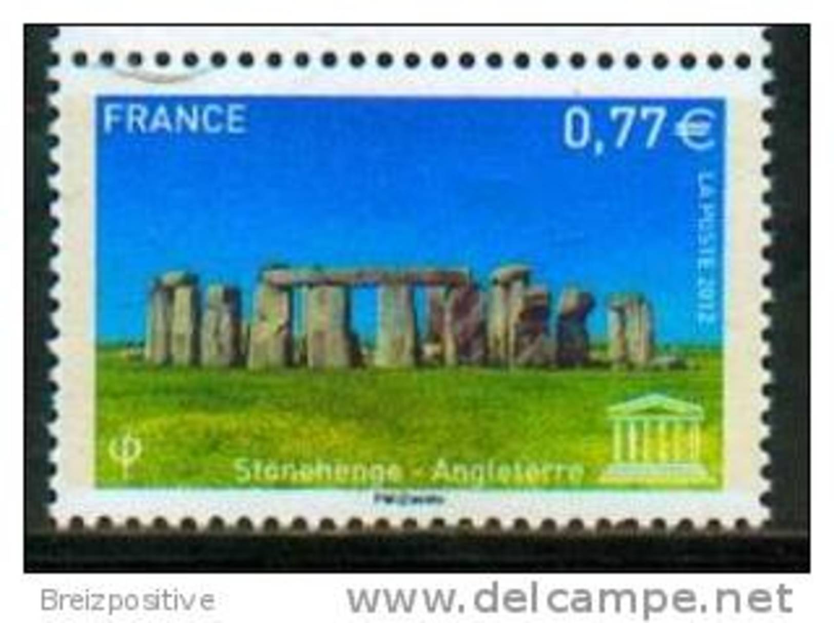 France 2012 (UNESCO) - Stonehenge, Patrimoine Mondial UNESCO / World Heritage - MNH - Archäologie