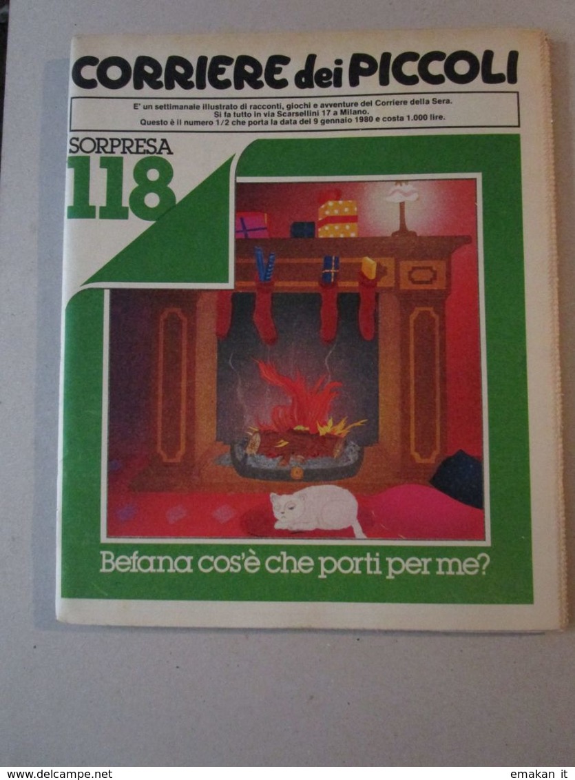 # CORRIERE DEI PICCOLI N 1-2 / 1980 - Corriere Dei Piccoli