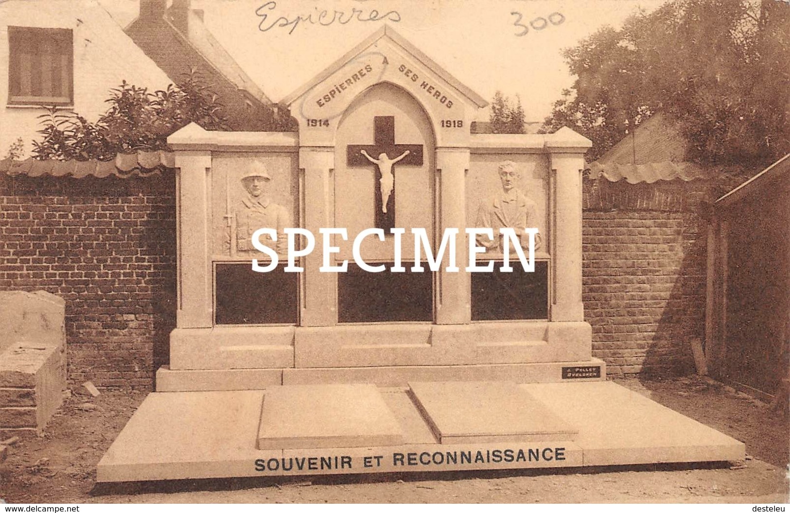 Souvenir Et Reconnaissance - Espierres - Spiere - Spiere-Helkijn