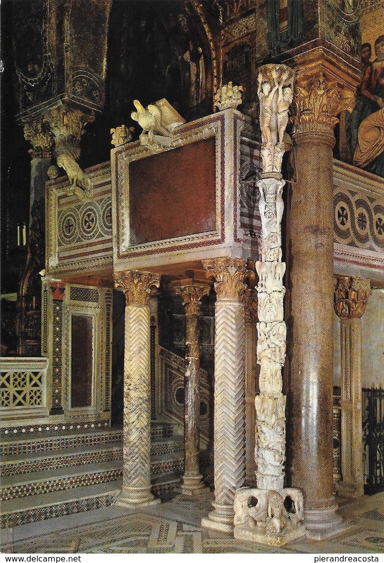 Palermo. Cappella Palatina. Candelabro. Non Viaggiata - Ancient World