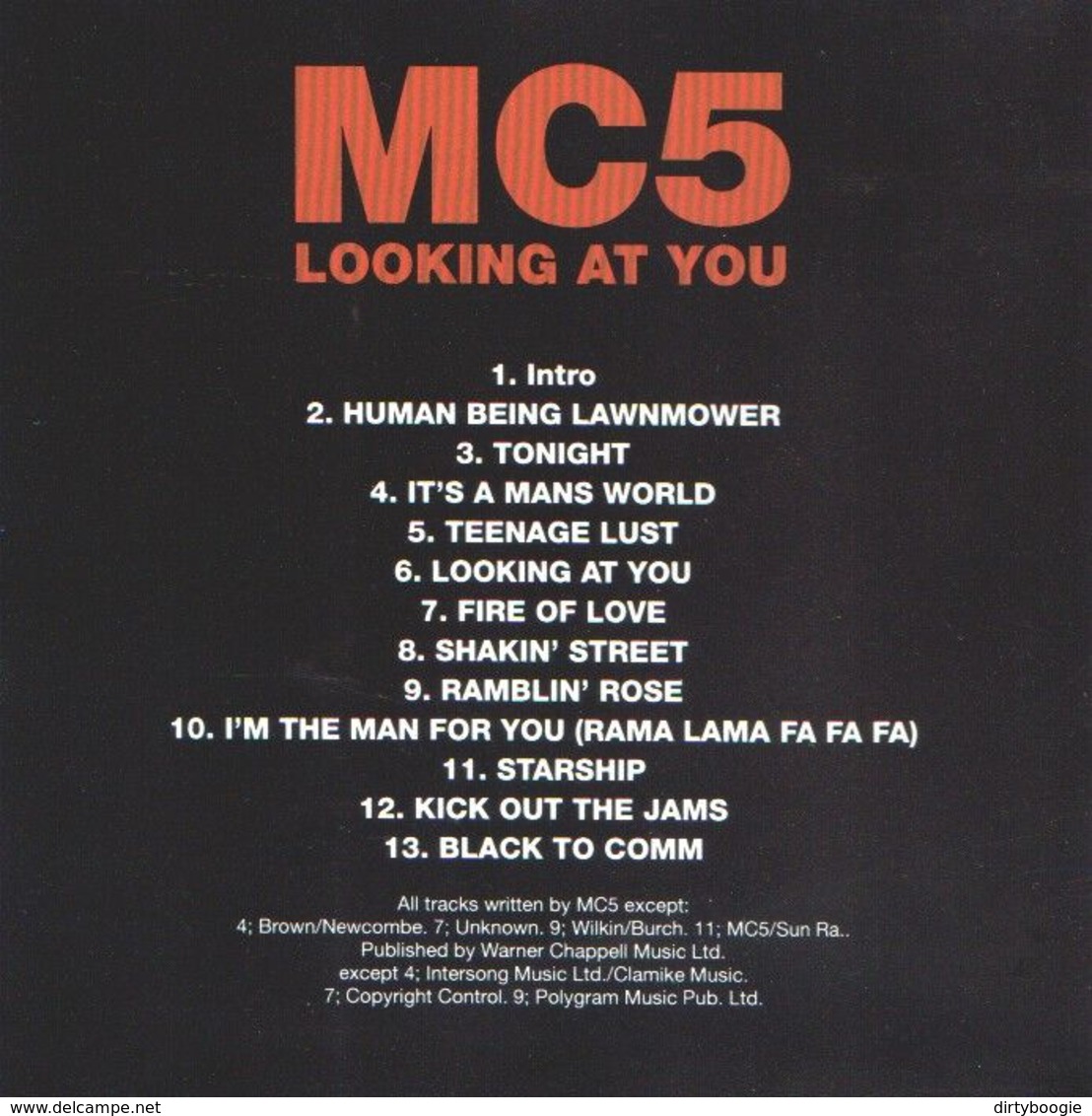 MC5 - Looking At You - CD - Rock