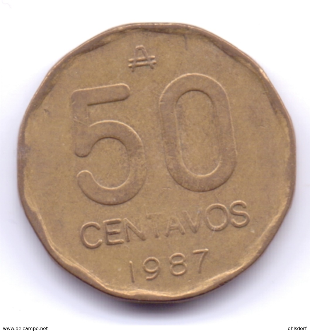 ARGENTINA 1987: 50 Centavos, KM 99 - Argentinië