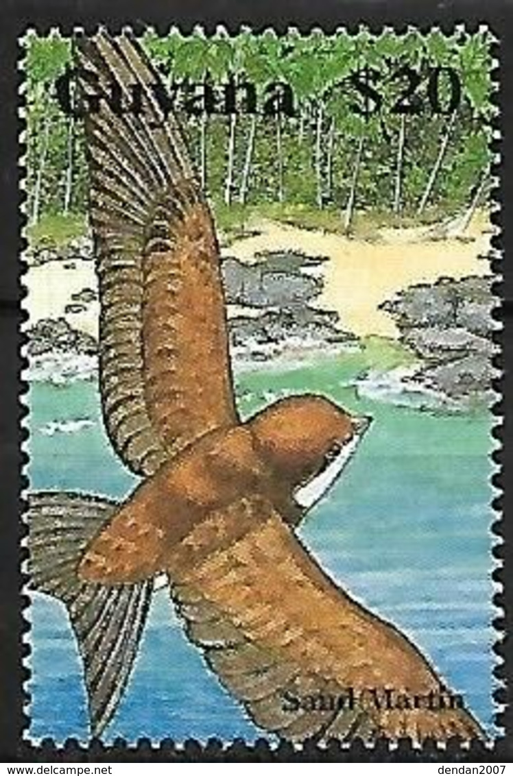 Guyana - MNH 1995  : Sand Martin  -  Riparia Riparia - Zwaluwen