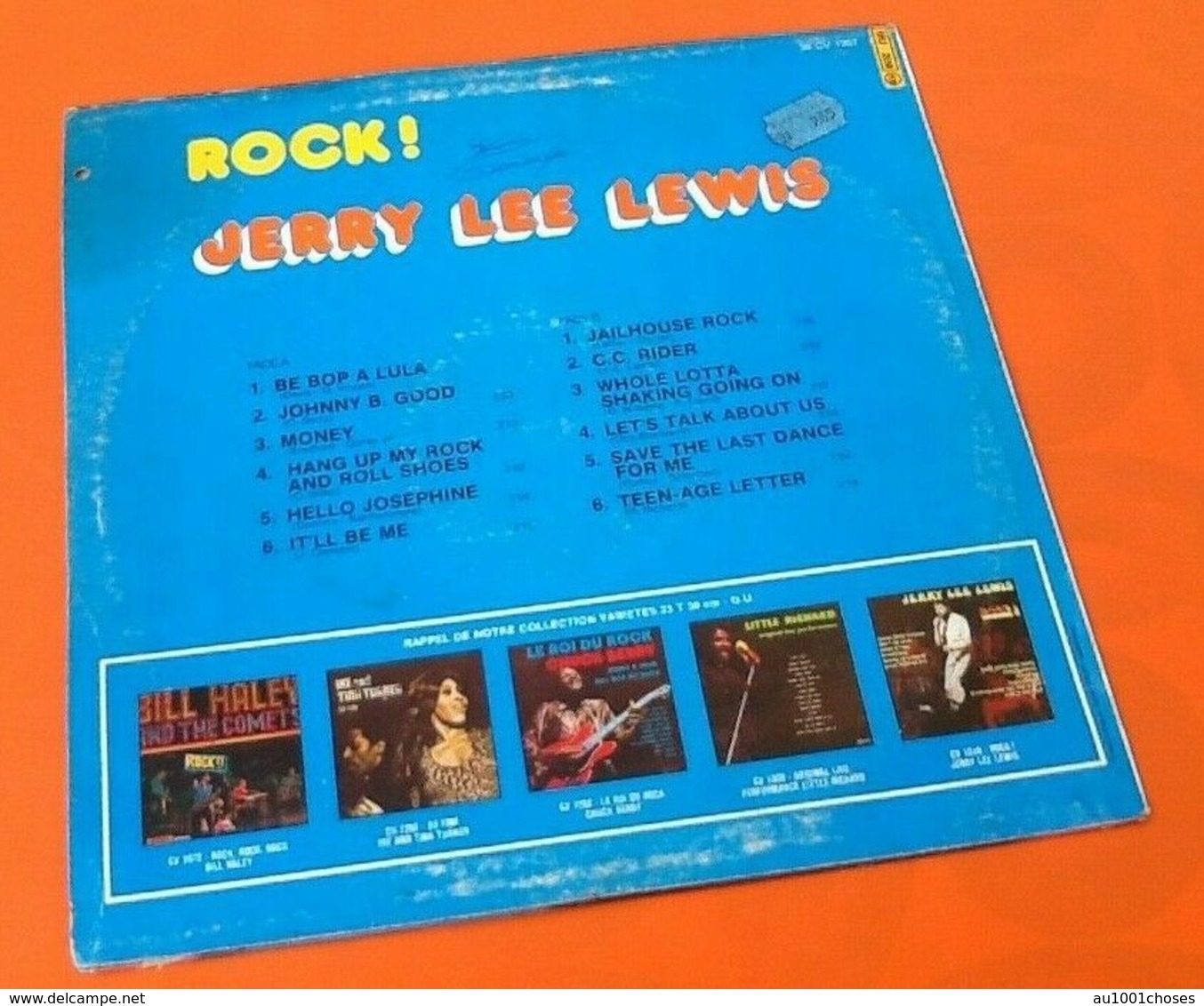 Vinyle 33 Tours  Jerry Lewis   Rock !  (1977) Musidisc 30CV 1397 - Rock