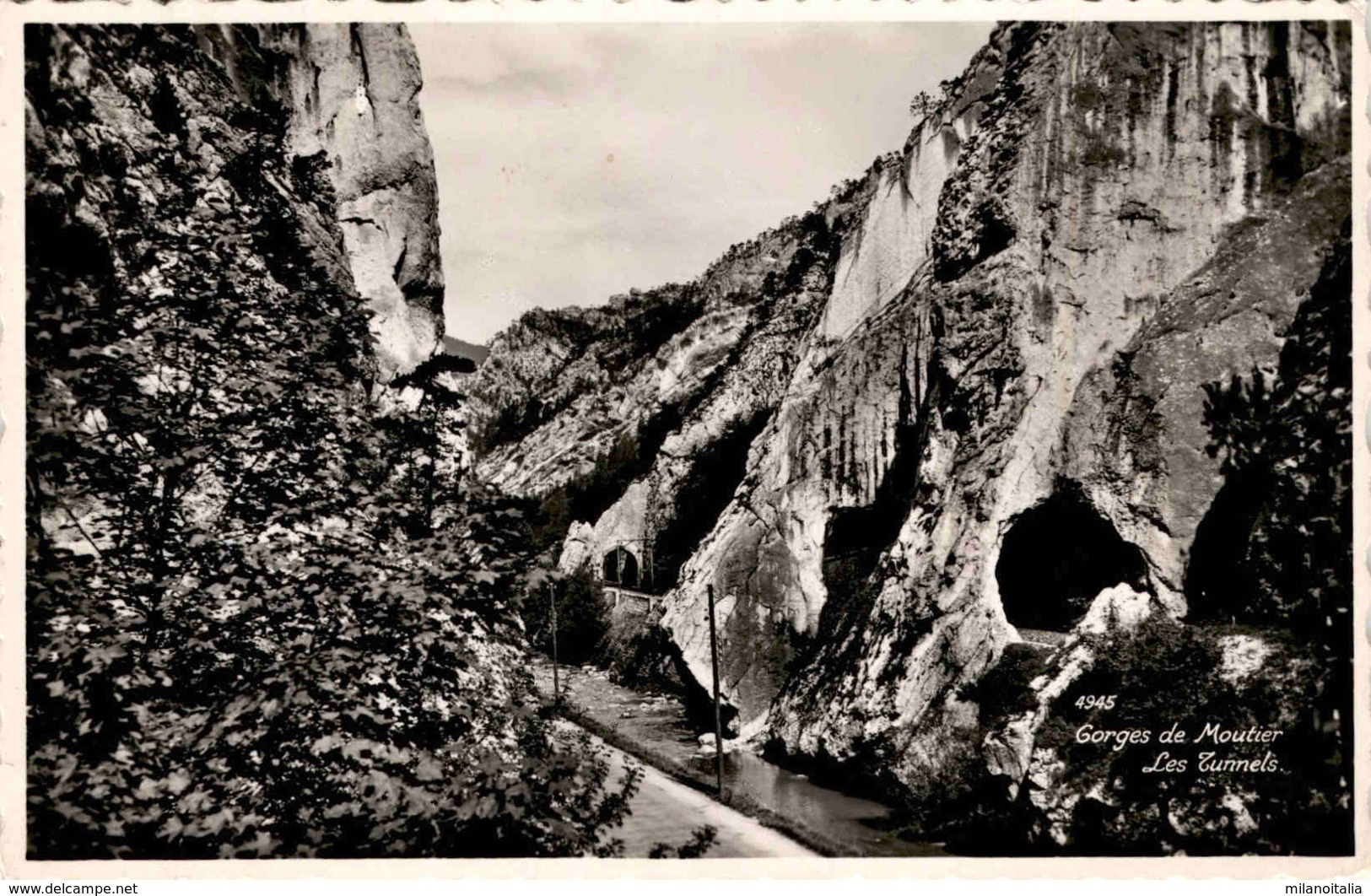 Gorges De Moutier - Les Tunnels (4945) * 4. 8. 1950 - Moutier