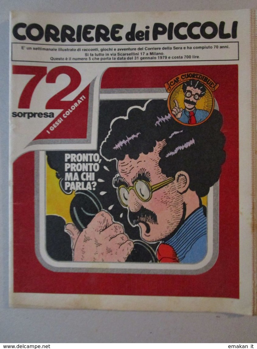 - CORRIERE DEI PICCOLI N 5 / 1979 - Corriere Dei Piccoli