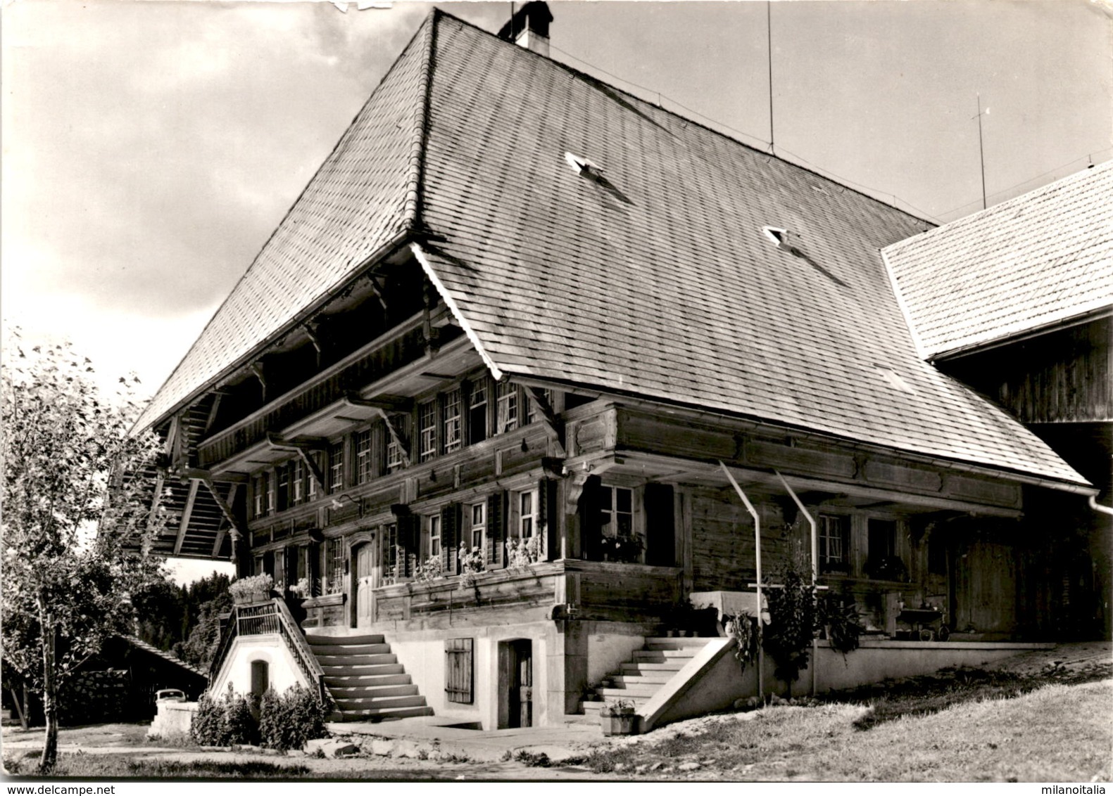 Emmentaler Bauernhaus Von 1821 - Oberspach Bei Ranflüh, Gemeinde Lützelflüh (6651) (a) - Lützelflüh