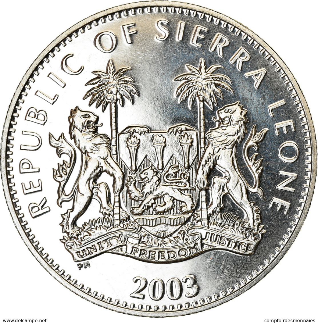 Monnaie, Sierra Leone, Dollar, 2003, British Royal Mint, Jeux Olympiques - Sierra Leone