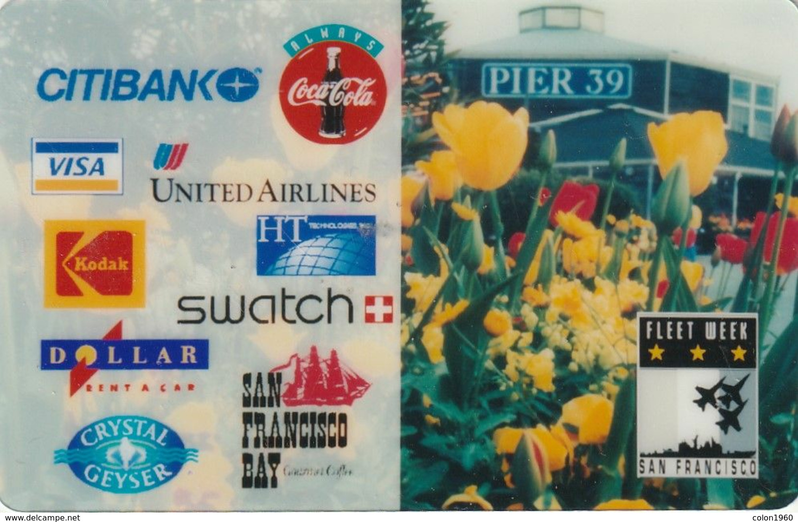 ESTADOS UNIDOS. Sponsor Logos: Navy Fleet Week San Fran. 1995: Coke, Kodak. HTT-Pr82. (172). - Autres & Non Classés