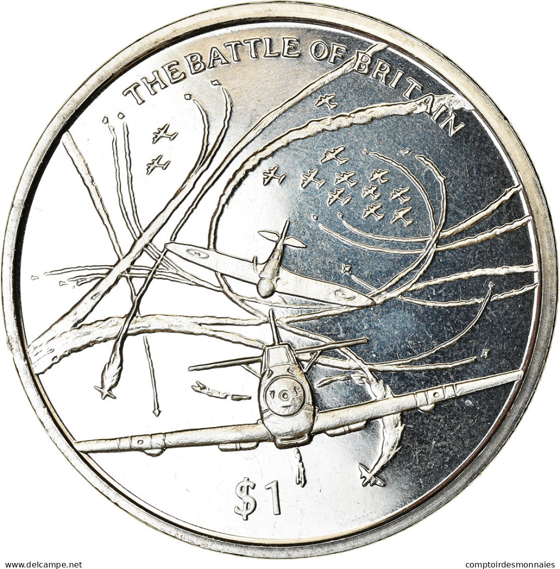 Monnaie, Sierra Leone, Dollar, 2005, British Royal Mint, Bataille D'Angleterre - Sierra Leone