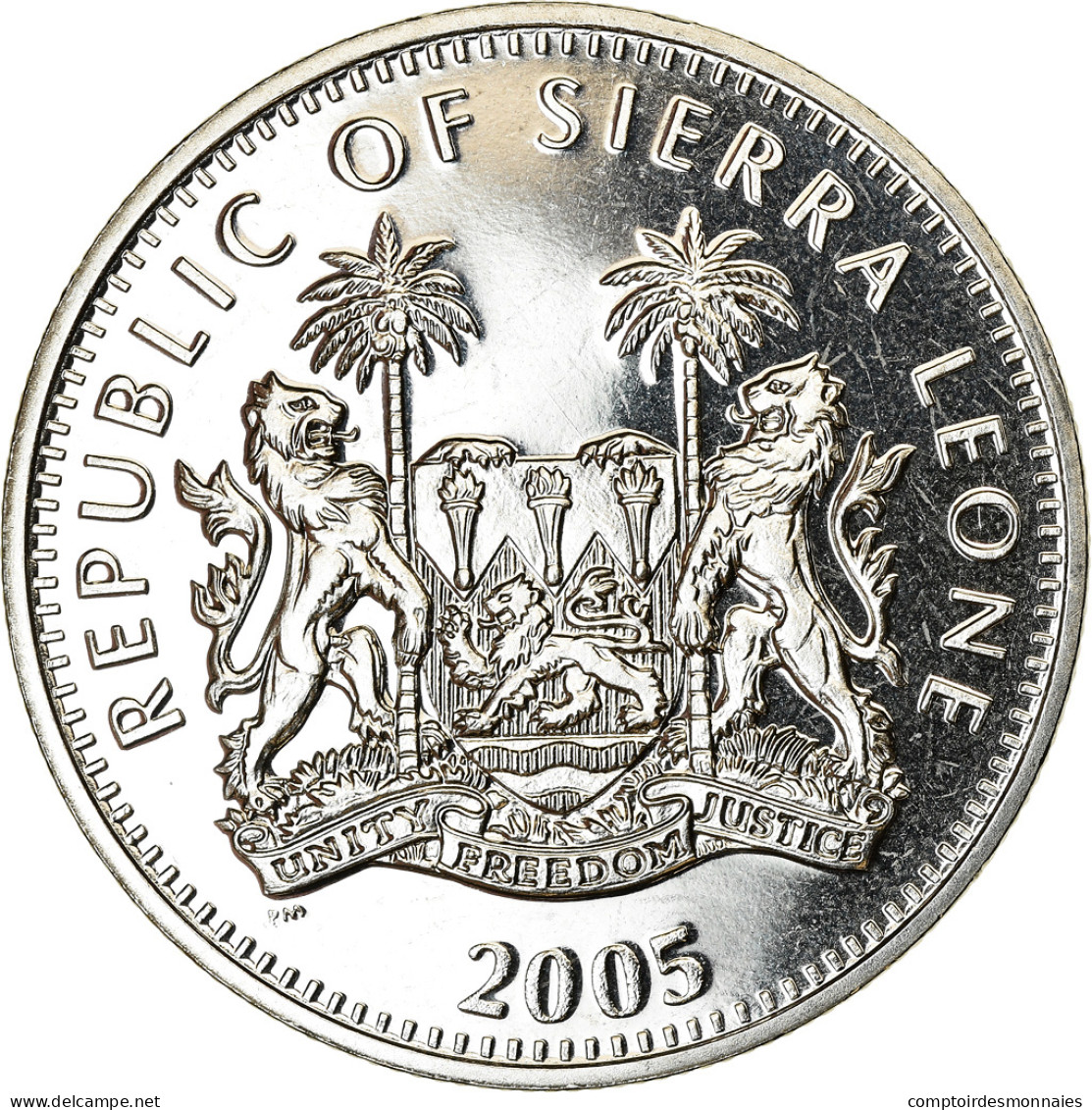 Monnaie, Sierra Leone, Dollar, 2005, British Royal Mint, Bataille D'Angleterre - Sierra Leone