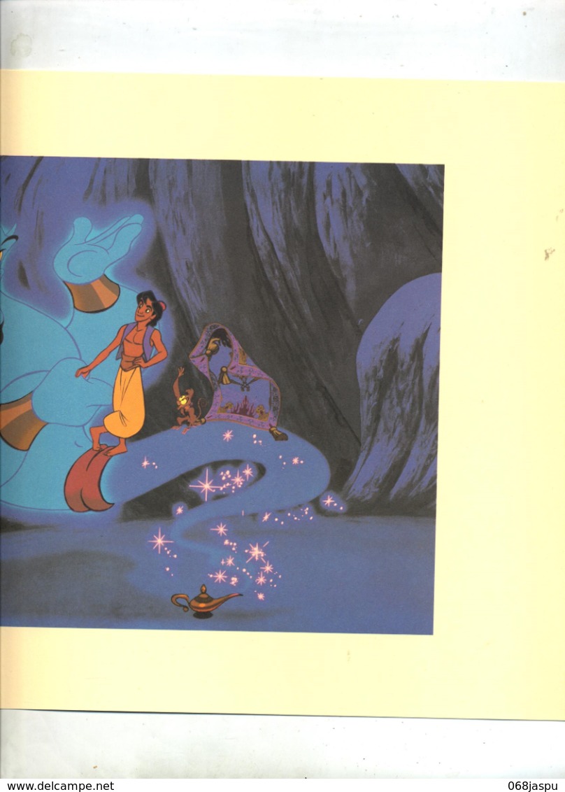 Planche Disney Home Video  Aladin Dans Cadre Et Pochette - Original Drawings