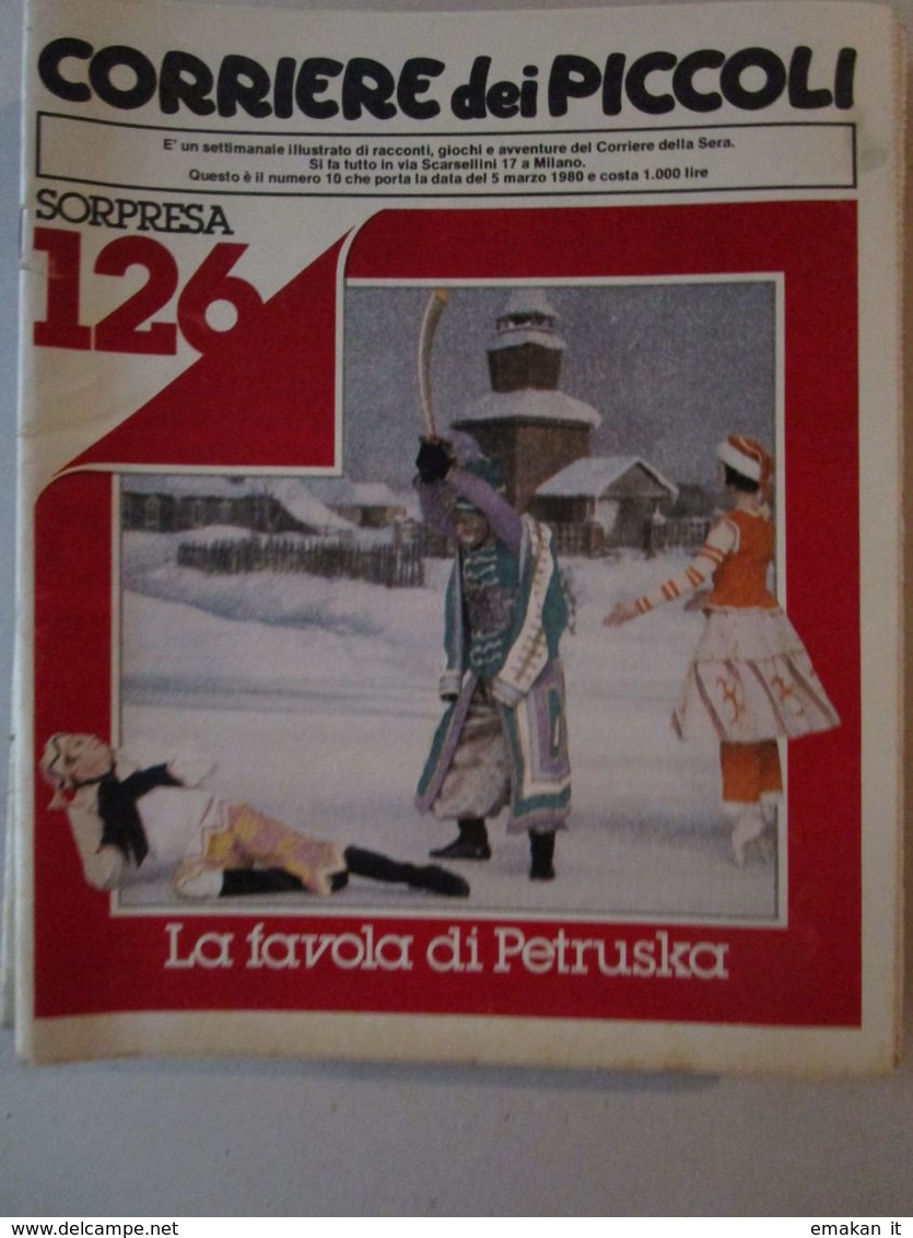 - CORRIERE DEI PICCOLI N 10 / 1980 IL PAESE DEI PUFFI - Corriere Dei Piccoli