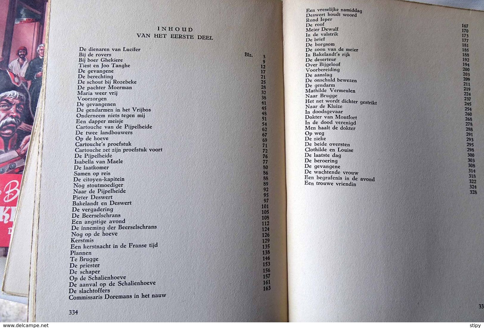 De Bende Van Bakelandt, Verdijck Et Van Contich, Deel 1 + 2, 1955, 351  + 336 Pages. ATTENTION : La Couverture Du Tome 1 - Altri & Non Classificati