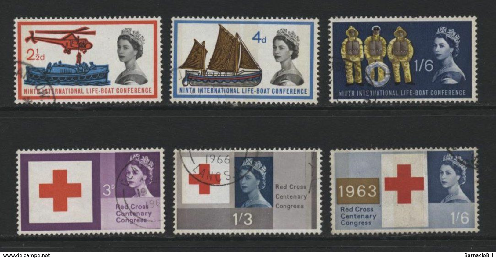 Great Britain(03) 1963. Phosphor Used Commemoratives - Used Stamps