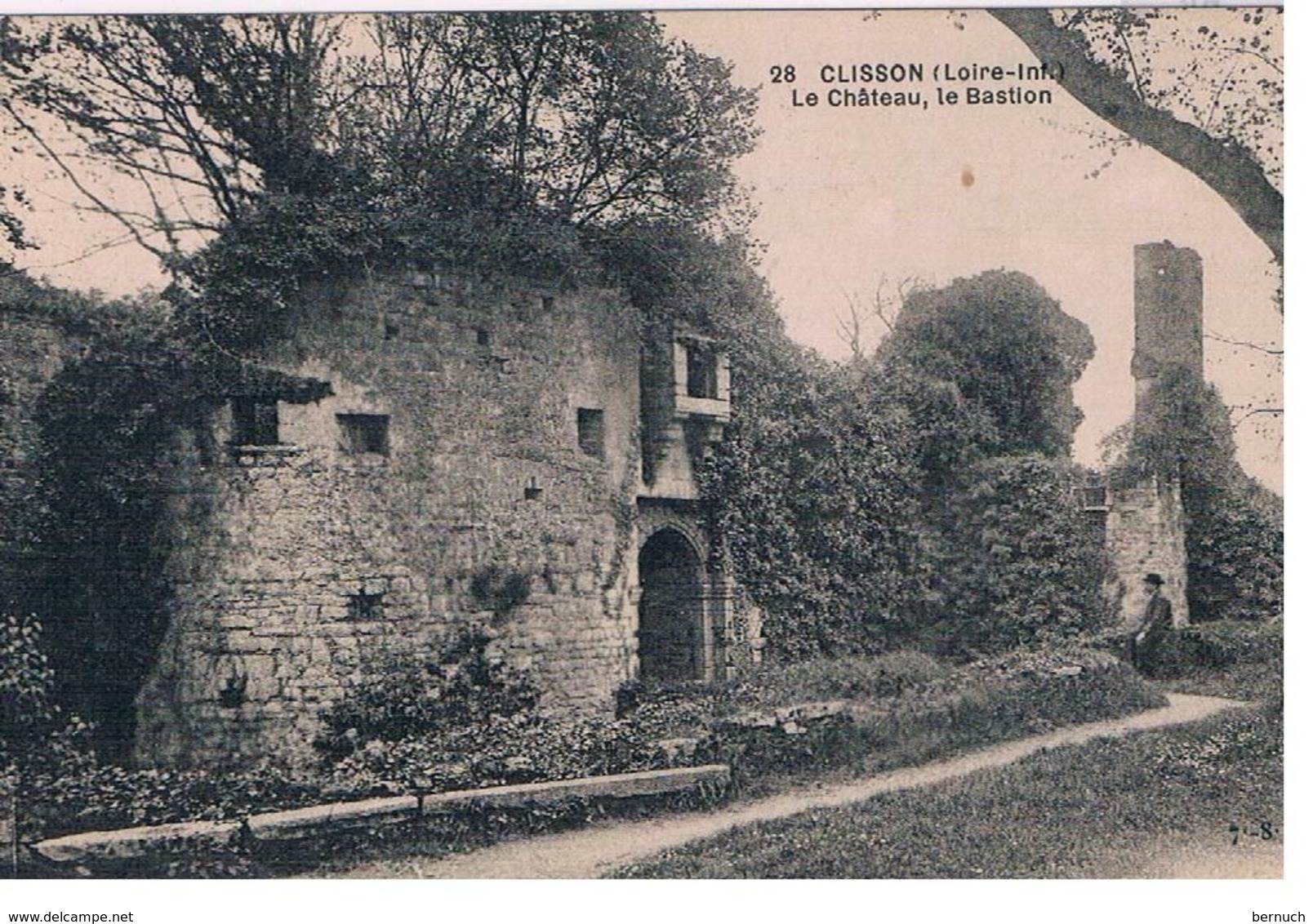 CPA CLISSON   Le Chateau Le Bastion - Clisson