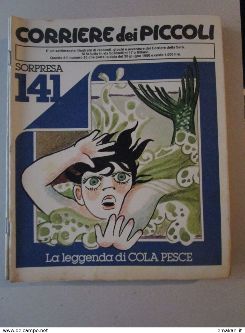 - CORRIERE DEI PICCOLI N 25 / 1980 - LUCKY LUKE - Corriere Dei Piccoli