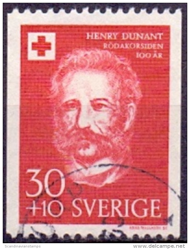 ZWEDEN 1959 Henri Dunant GB-USED - Usati