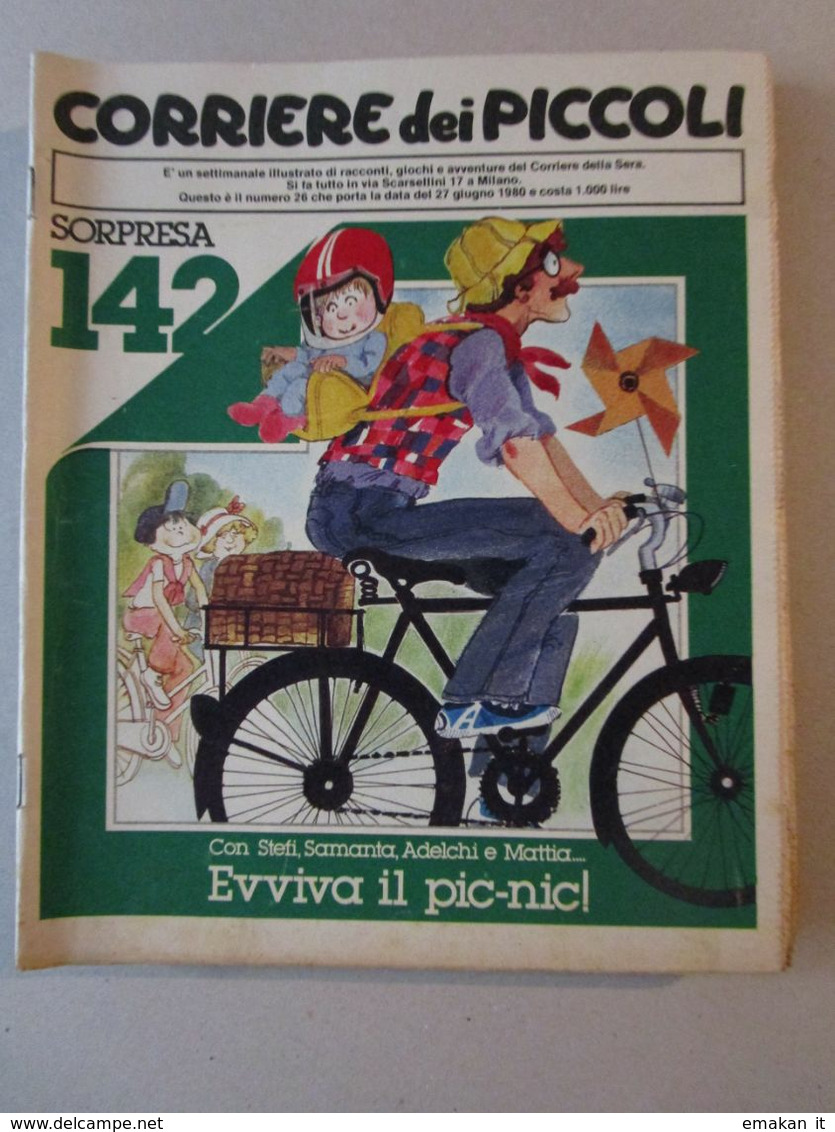 - CORRIERE DEI PICCOLI N 26 / 1980 - LUCKY LUKE - Corriere Dei Piccoli