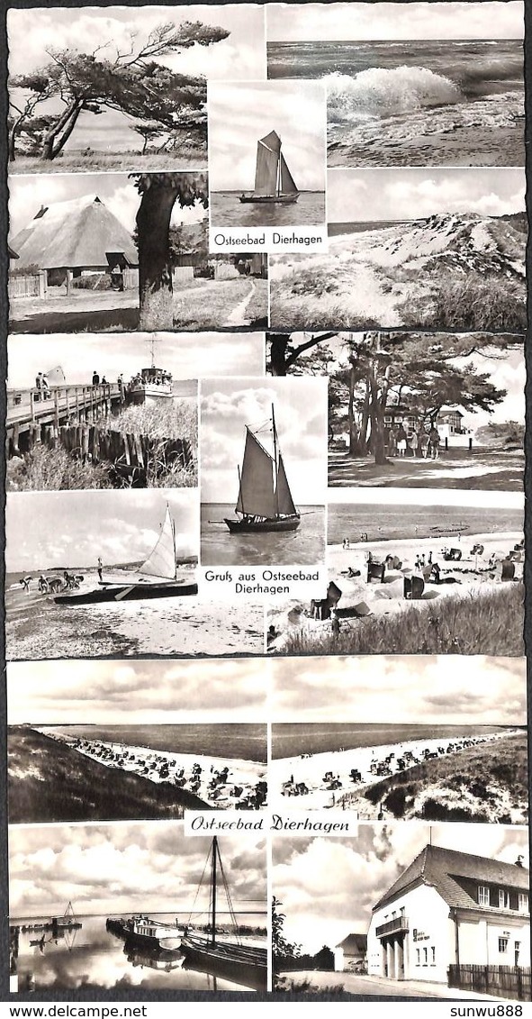 Ostseebad Dierhagen - Lot 3 Postcards (multi Views) - Ribnitz-Damgarten