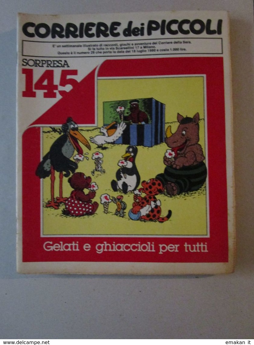 - CORRIERE DEI PICCOLI N 29  / 1980 - LUCKY LUKE / IL PAESE DEI PUFFI - Corriere Dei Piccoli