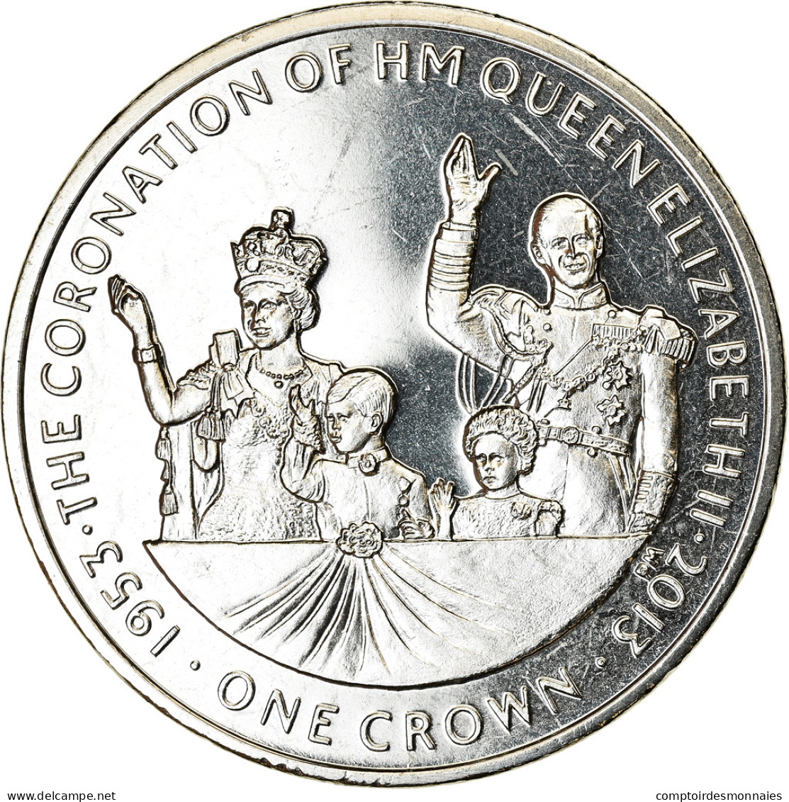 Monnaie, Isle Of Man, Crown, 2013, Pobjoy Mint, 50ème Anniversaire Du - Isle Of Man