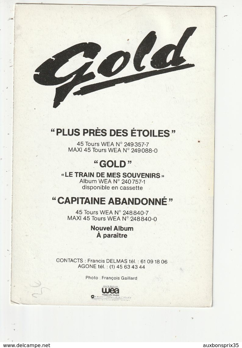 GOLD - AUTOGRAPHES - Entertainers