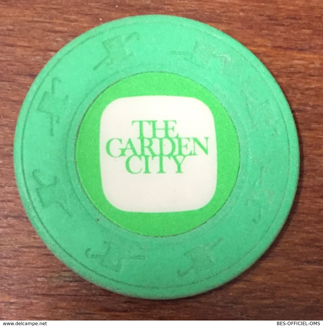 USA NEW YORK  THE GARDEN CITY CASINO CHIP $2 JETON TOKENS COINS - Casino