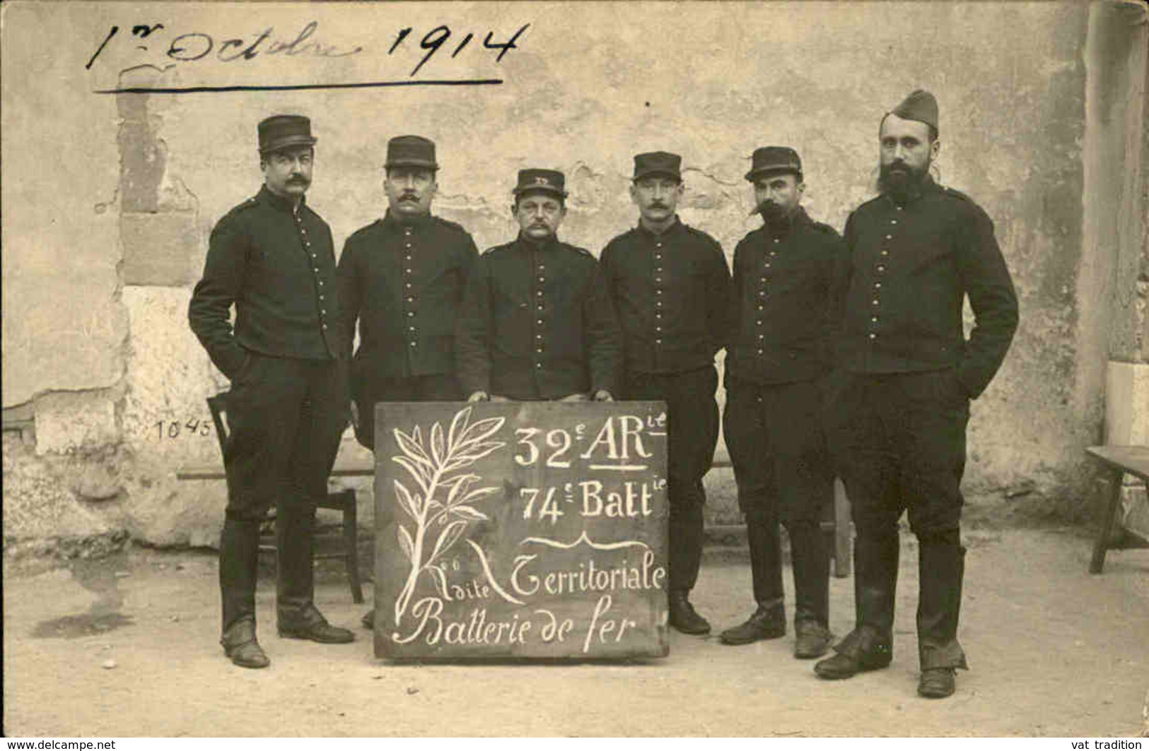 MILITARIA - Carte Postale Photo - Soldats Du 32ème Artillerie En 1914 - L 66884 - Personnages