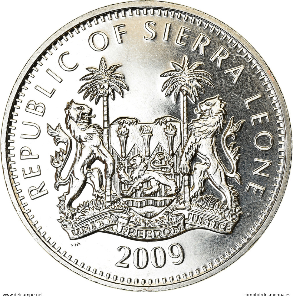 Monnaie, Sierra Leone, Dollar, 2009, British Royal Mint, Jeux Olympiques De - Sierra Leona