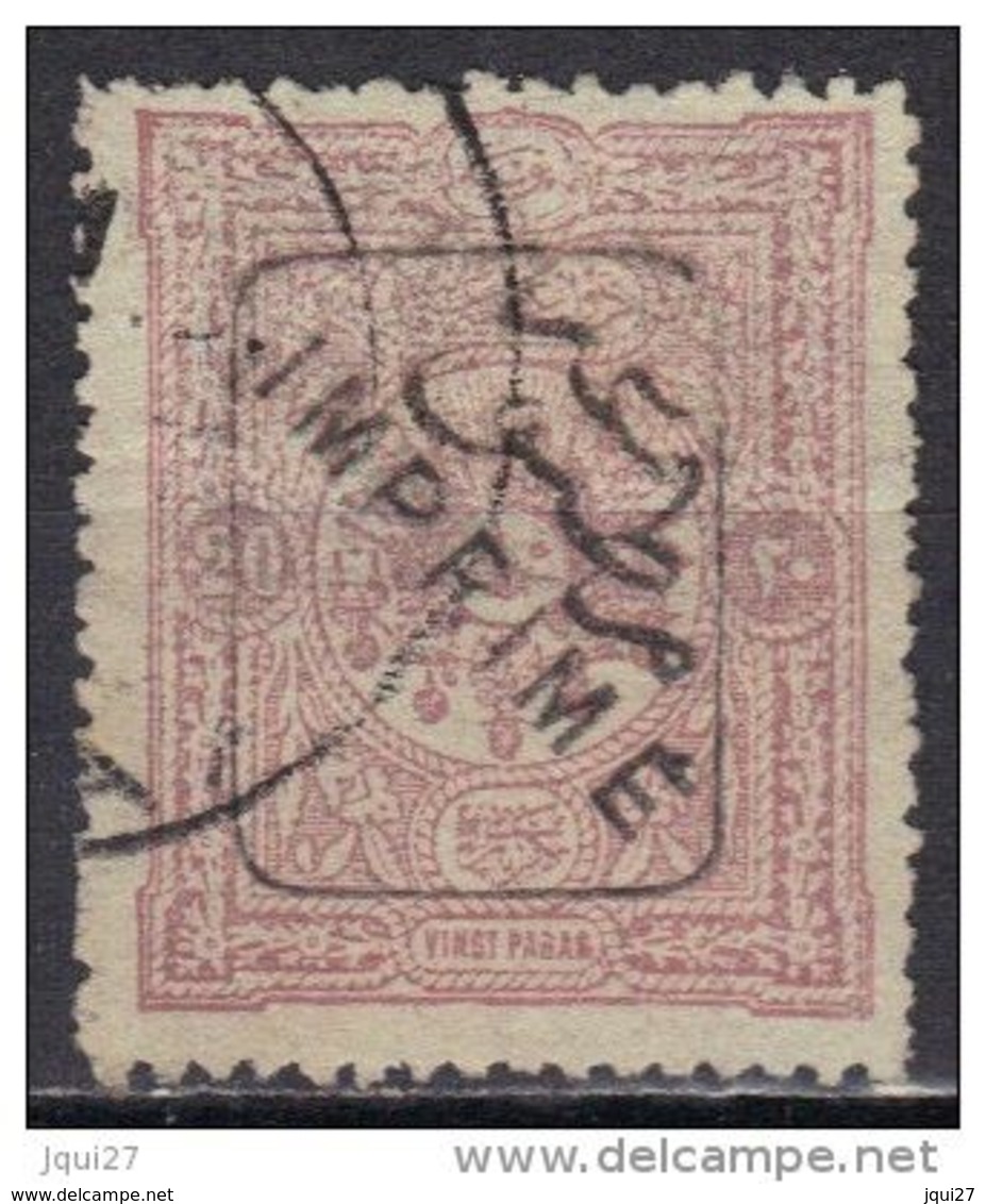 Turquie Timbre Pour Journaux N° 8 Dents Rognées - Newspaper Stamps