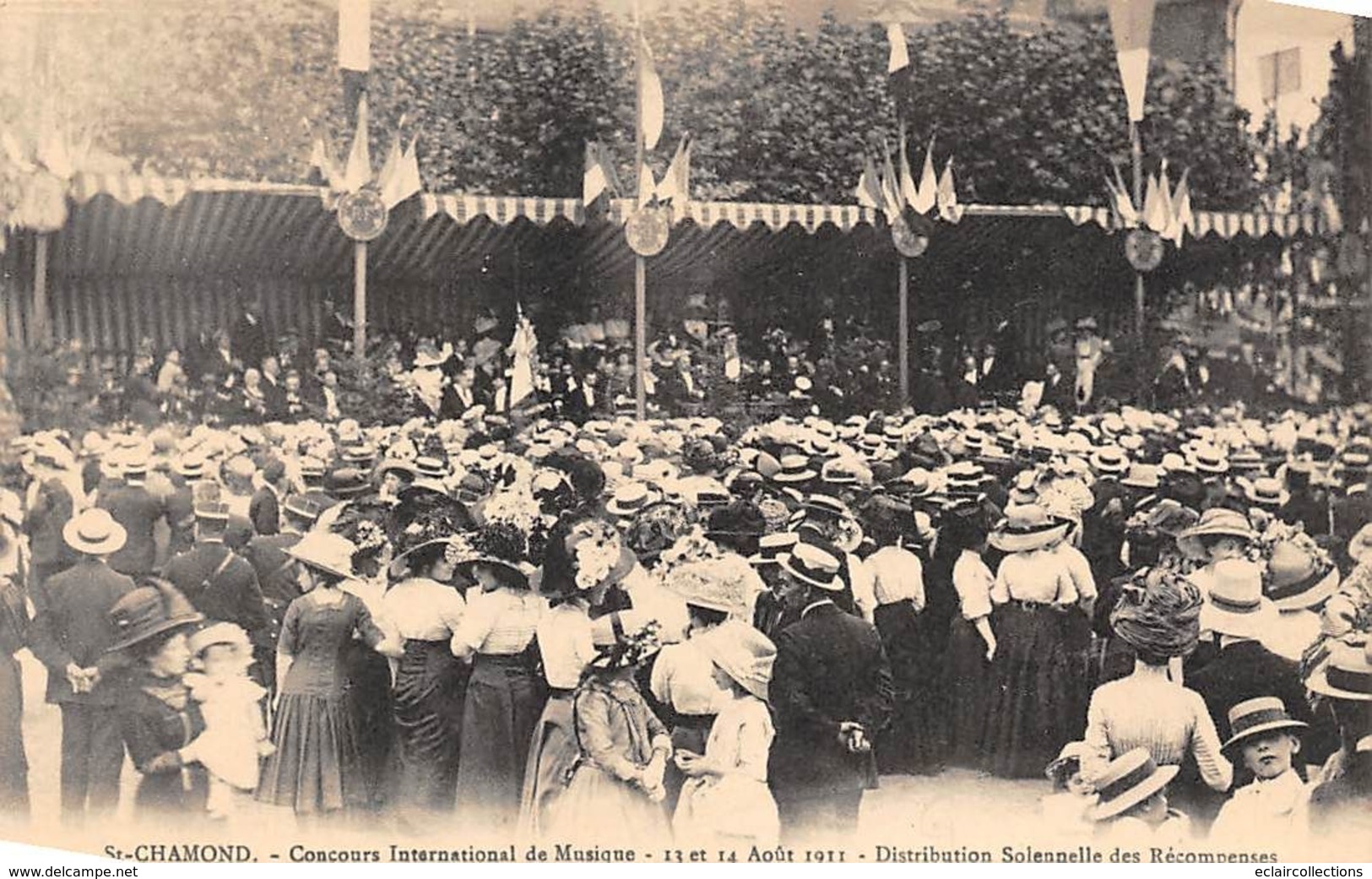 Saint Chamond    42        Concours International De Musique.1911. Distribution Des Récompenses           (voir Scan) - Saint Chamond